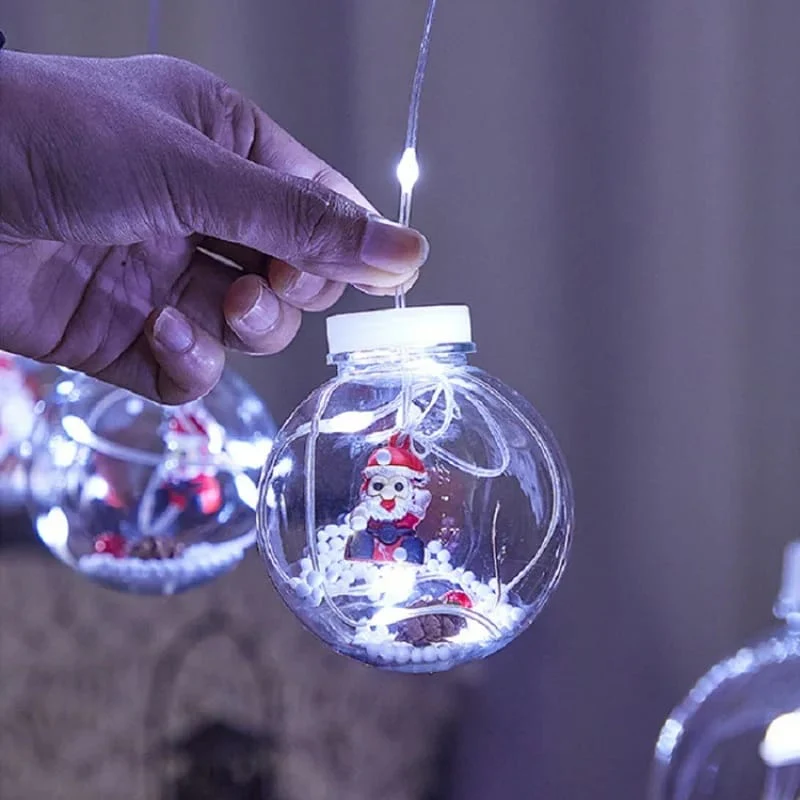 Cortina de Luz LED Bolas de Navidad- ¡Super oferta hasta hoy!🌟🎄