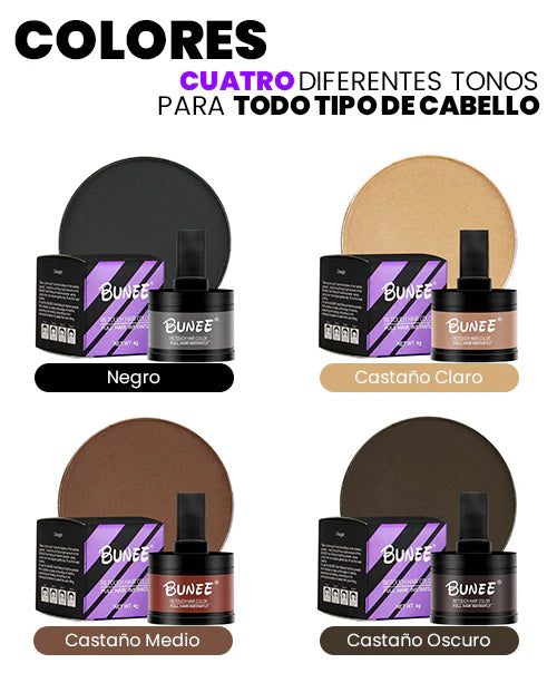 Bunee Corrector de Cabello - Elimina Todas las Canas y Raíces en Segundos