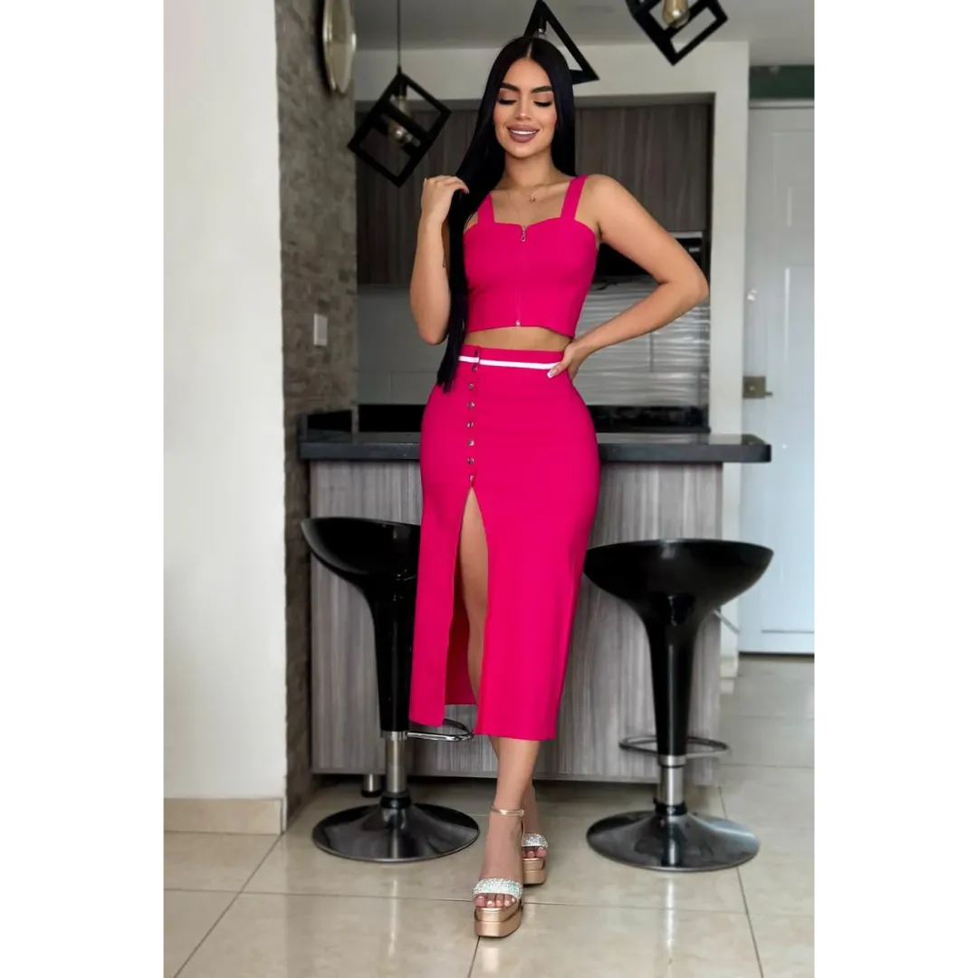 Diva Set® – Conjunto Femenino de Falda y Blusa: Comodidad Chic💖 ¡Oferta Black solo por hoy!🔥