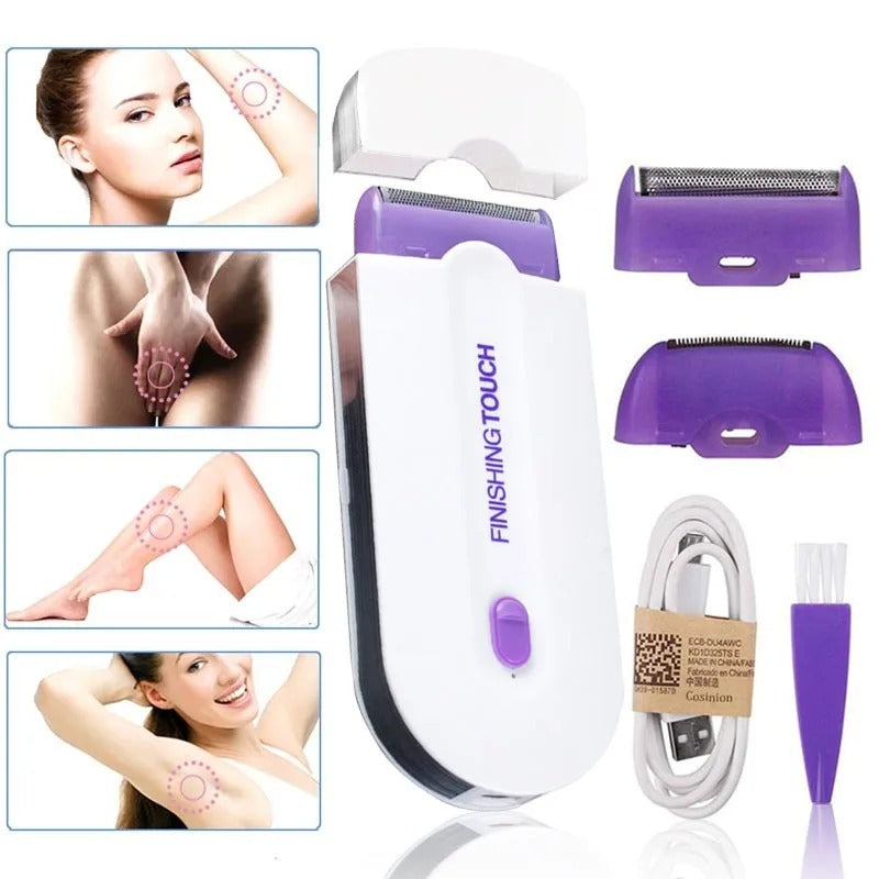 LaserPro™ Depiladora Láser Recargable - Elimina el vello sin dolor, sin cortadas ni irritaciones 💓💜